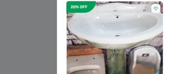 Wash Basin With Leg | Pedestal Wash Basin | Wash Basin In Dera Baba Nanak