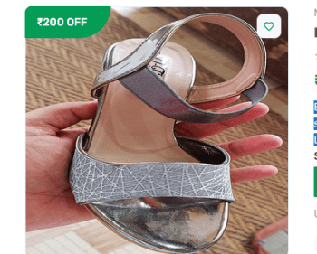 Block Heel Ladies Sandal | Shining Sandal | Dera Baba Nanak