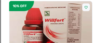 Willfort - Anaemia Drops - increases hemoglobin | Homeopathic Medicine Store | Amritsar